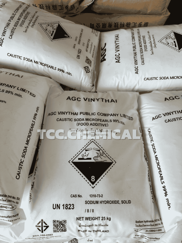 โซดาไฟไข่มุกอาซาฮี 99% (Caustic Soda Micropearls 99%) - Image 2