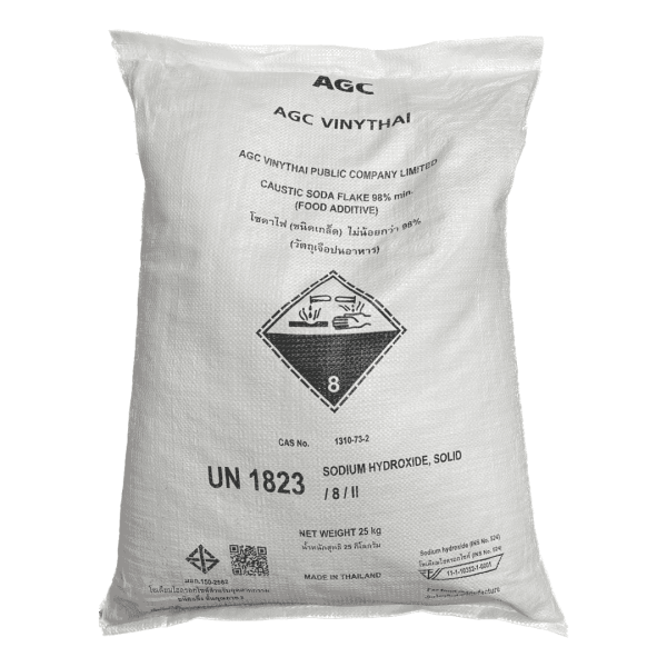 โซดาไฟเกล็ด 98% (Caustic Soda Flake 98%)