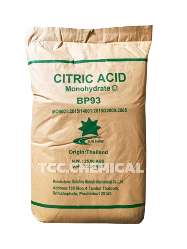Citric Acid Monohydrate (กรดมะนาว / ซิตริกแอซิด โมโนไฮเดรต)