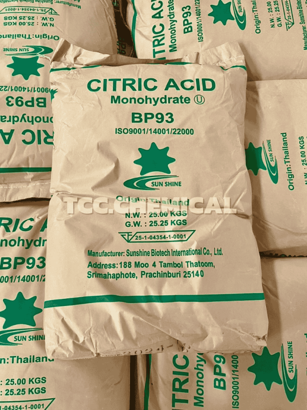 Citric Acid Monohydrate (กรดมะนาว / ซิตริกแอซิด โมโนไฮเดรต) - Image 3